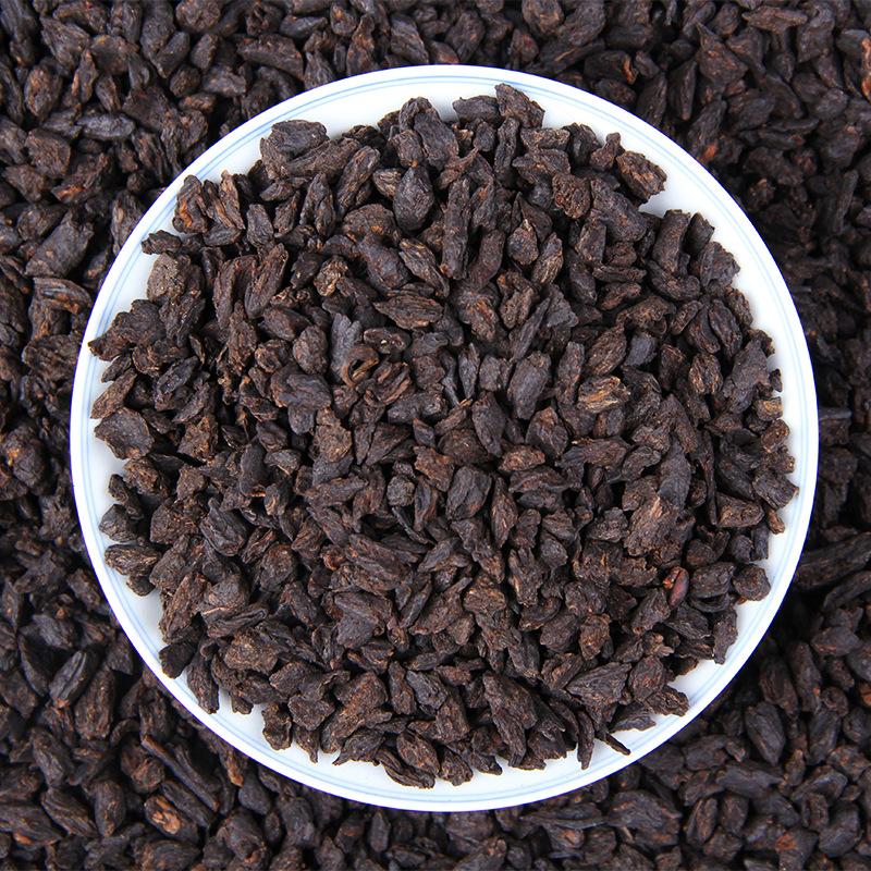 CIFbuy Yunnan Puer Tea Ripe Tea Fossil Aged Old Tea Heads Upgraded Loose Leaf Tea Sticky Broken Silver 500g
