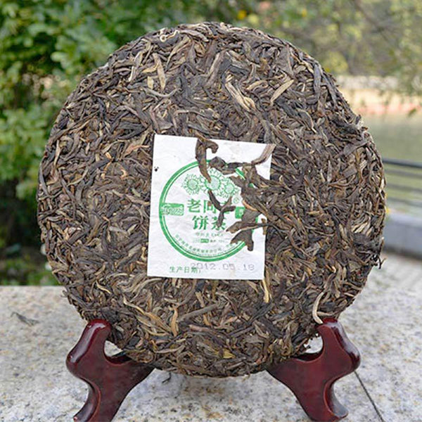 CIFbuy 2012 Haiwan "Old Comrade" Raw Pu-erh Tea Cake (Batch 121, Model 9928), 357g
