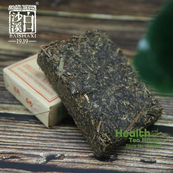 CIFbuy Anhua Baishaxi 2015/17/18/19 yr Dark Tea Golden Flower Dark Tea Fu Brick 300g