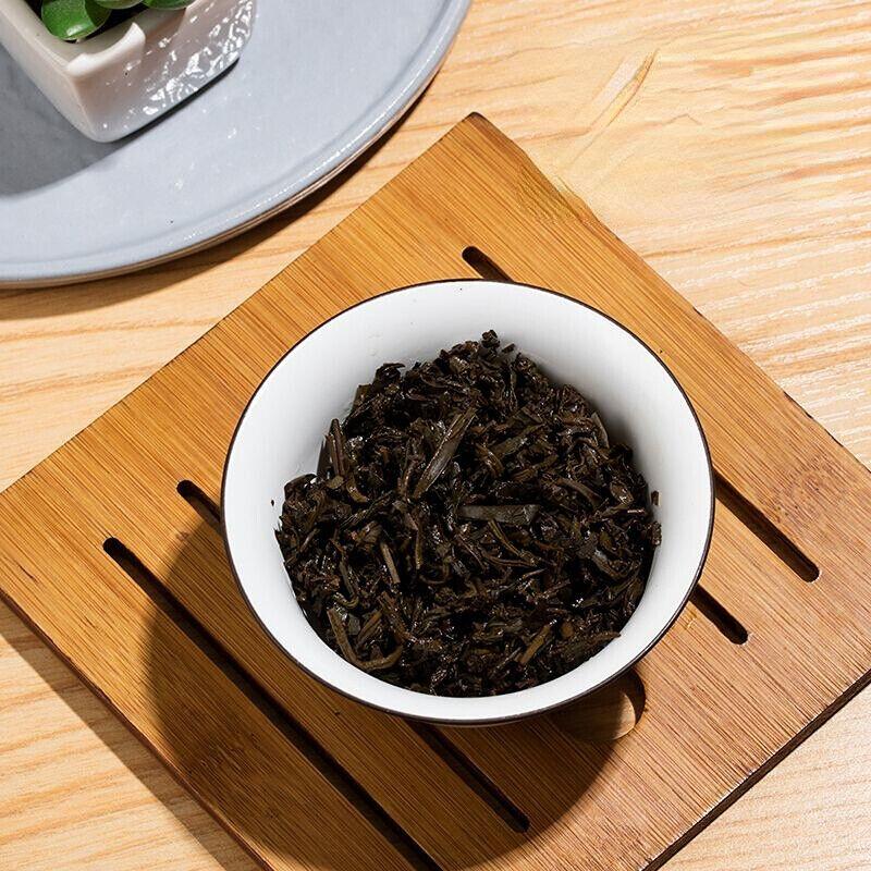 CIFbuy 357g Anhua Dark Tea Jingwei Fu Cha Qizi Dark Tea Brick Slimming Tea Health Care