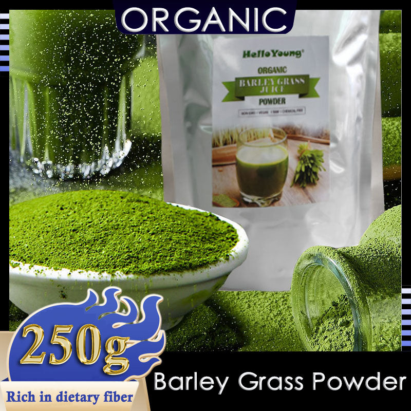 Pure Organic Barley Grass Original Powder Juice Drink 250g body detoxification, moistening intestines, burning fat Main image