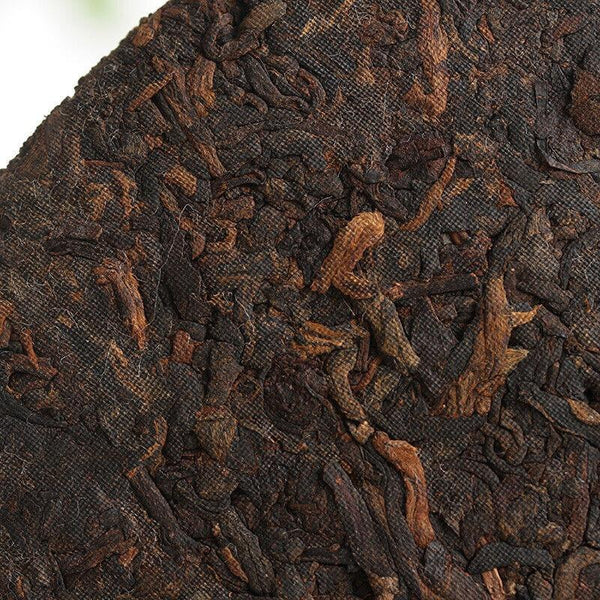 CIFbuy 357g Yunnan Puerh Ripe Tea Dry Storage Ripe Tea Menghai Flavor Seven Seed Cake