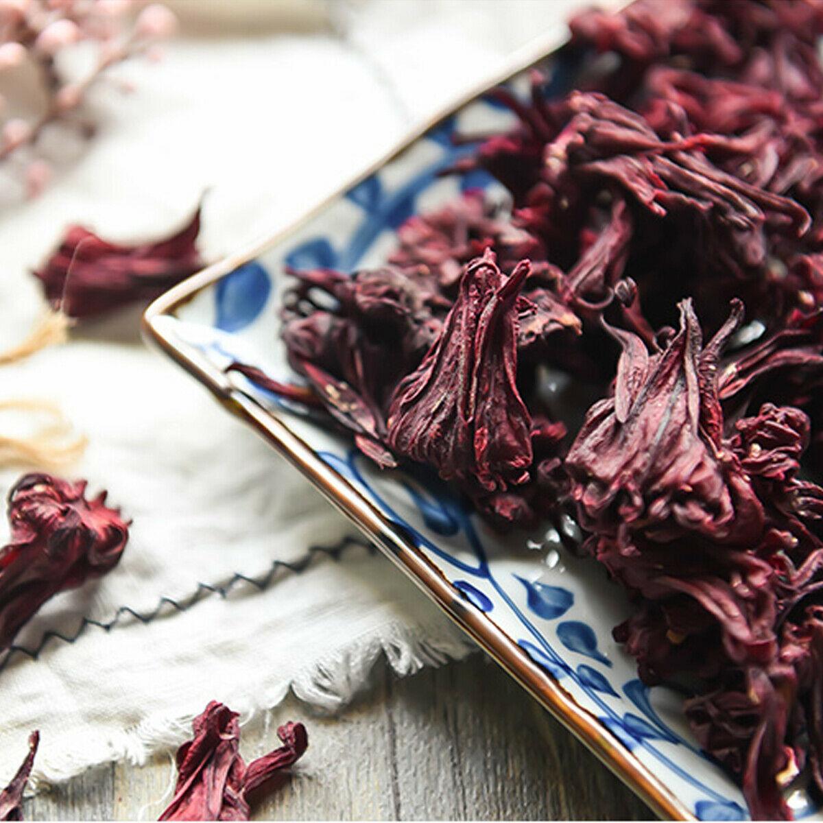 CIFbuy Dried Flower Tea Roselle Tea Rose Luoshen Flower Tea  Leaves Sour Plum Soup Rose