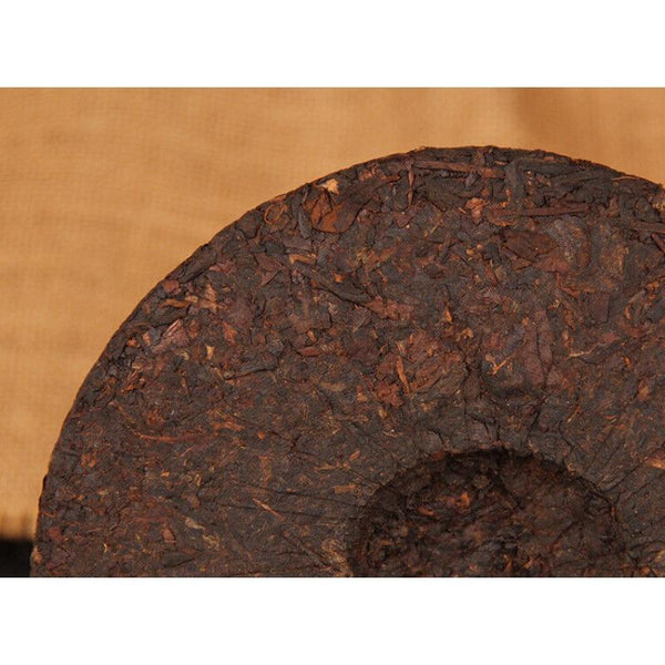 CIFbuy Yunnan Pu'er Tea Ripe Tea Cake Tea Eight Years Yunnan Qizi Cake Pu'er Tea 357g