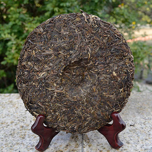 CIFbuy 2012 Haiwan "Old Comrade" Raw Pu-erh Tea Cake (Batch 121, Model 9928), 357g