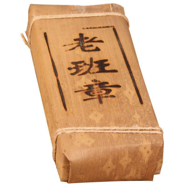 CIFbuy500g Old Ban Zhang Tea Brick Puerh Tea Ripe Pu'er Ancient Tree Bamboo Tube Tea