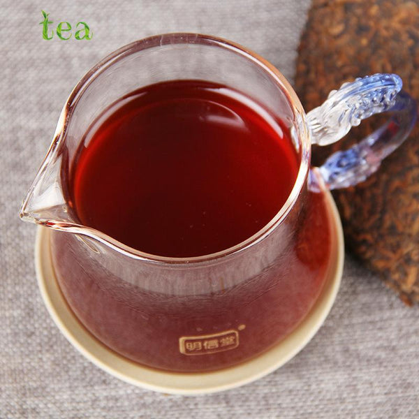 CIFbuy Yunnan Puerh Tea 03 Collection Old Tree Ban Zhang Pure Material Pressed Shu Puerh Bricks 357g