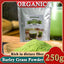HelloYoung 250g Organic Barley Grass Powder Gluten Free Non-GMO Superfood Body Detoxification and Weight Loss Barley Health Matcha Beverage