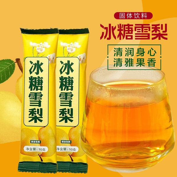 CIFbuy Rock Candy Snow Pear Tea Instant Drink Powder Easy Mix Healthy Beverage