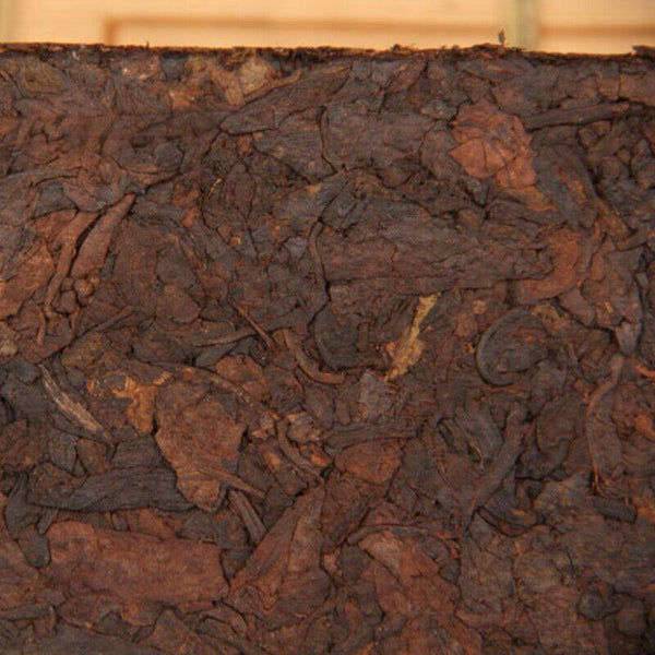 CIFbuy 1000g Bamboo Shell Old Pu'er Tea Brick Yunnan Ancient Tree Big Leaf Pu-erh Tea