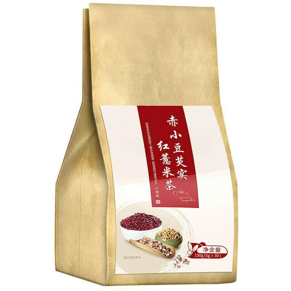 CIFbuy Red Bean and Barley Tea Red Bean Euryale Ferox Moisture Removing Health Tea 5g*30