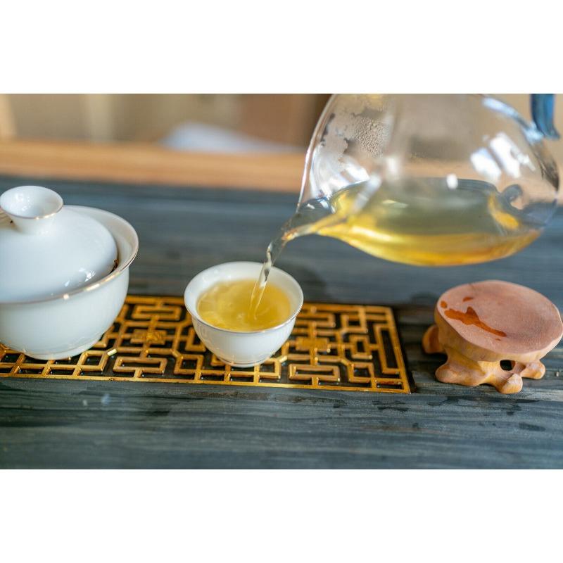 CIFbuy 400g Yunnan Ancient Pu'er Seven Seed Cake Tea DaXueshan Handle Tea Pu'er Raw Tea