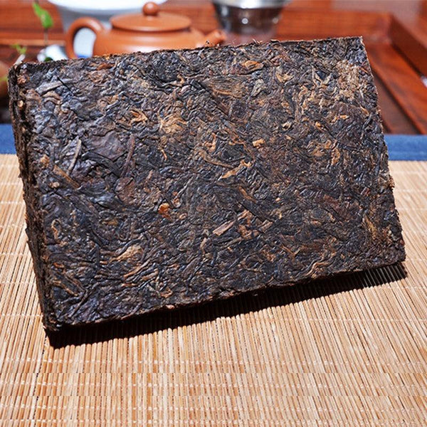 CIFbuy Yunnan Pu'er Ripe Tea Brick Jujube Scented Old Tea Brick 250g