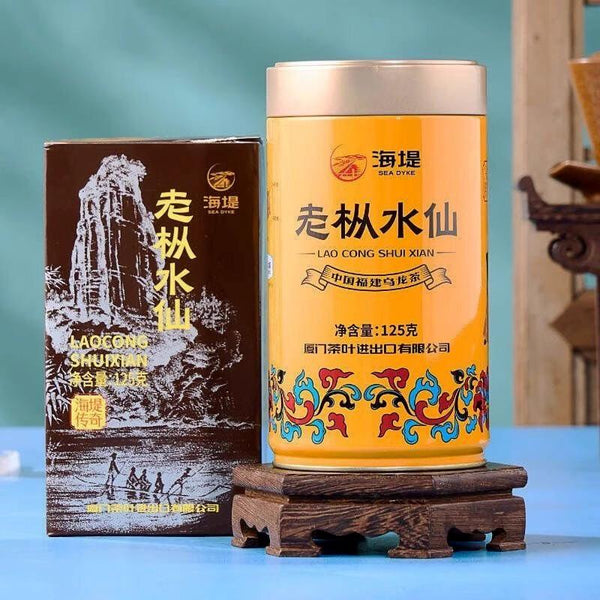 CIFbuy Sea Dyke AT102A Lao Cong Shui Xian Oolong Tea Fujian Wuyi Old Bush Rock Tea 125g