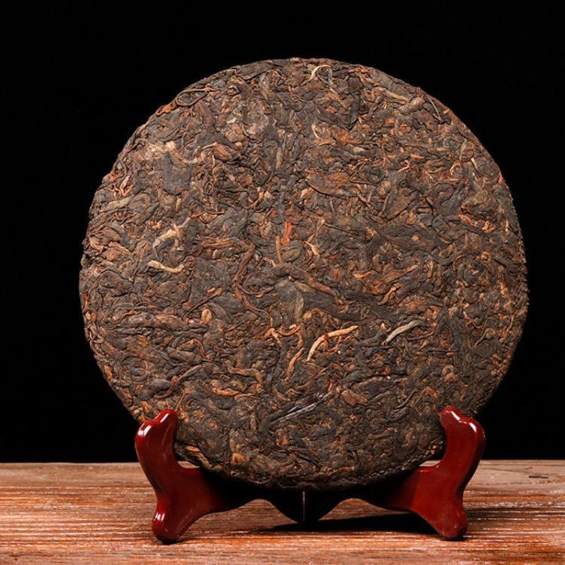 CIFbuy 357g Yunnan Pu'er Tea Mature Tea Old Pu'er Yunnan Qizi Cake Aged and Fragrant