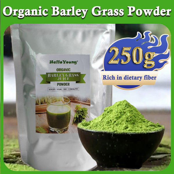 Organic Barley Powder 100% Pure and Natural, No Additives and Preservatives 100% Natural Superfood, Vegan, Gluten Free, Non-GMO, Kosher