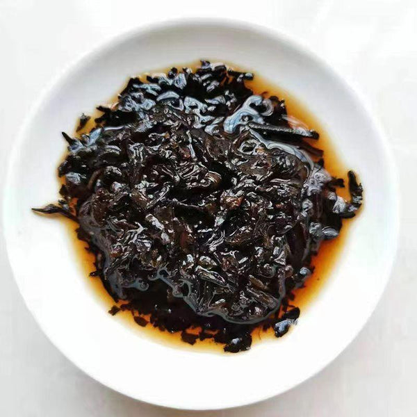 CIFbuy100g Golden Bud Puerh Ripe Tea Cake Yunnan Pu-erh Cooked Tea Mini Pu'er Cake Tea