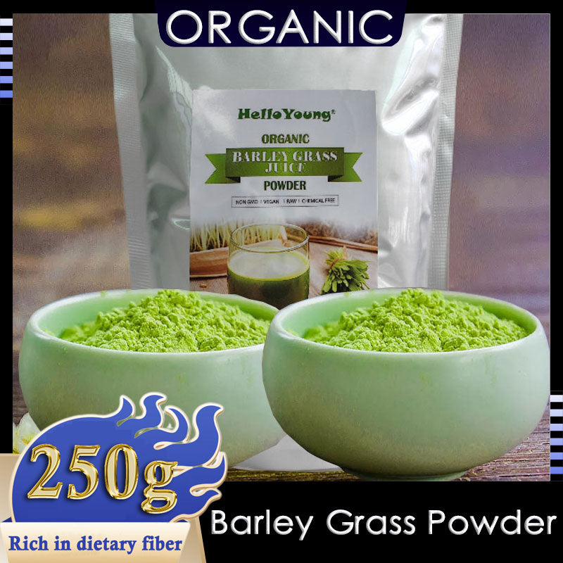 Imported Unsweetened Premium Organic Barley Grass Powder 250g 100% Pure and Natural for lose weight barley powder pure organic body detoxification