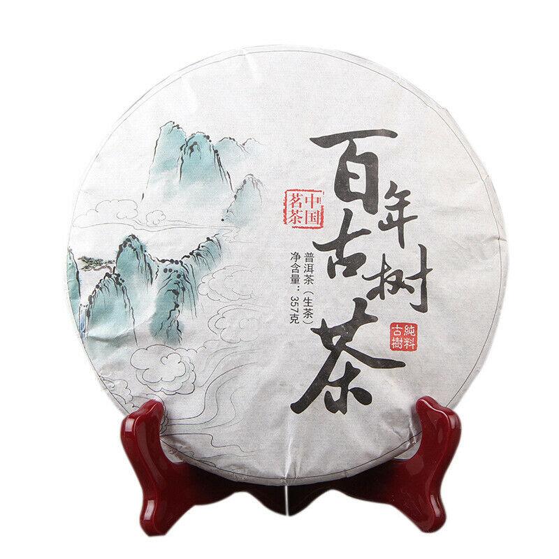 CIFbuy 357g 2017 Ancient Tree Pu-erh Tea Top Chinese Pu'er Green Tea Cake Pure Handmade