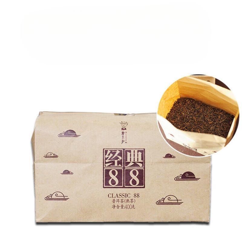 CIFbuy DR. PU'ER TEA Classic 88 Old Tea Pu-erh Tea Loose 2019 400g Ripe Puer Shu Box