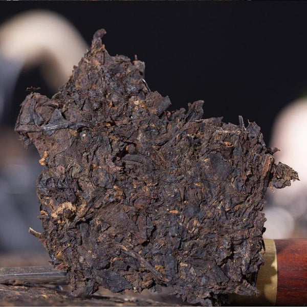 CIFbuy 357g Yunnan Pu-erh Ripe Tea Cake Bulang Mountain Ancient Tree Pu'er Cooked Tea