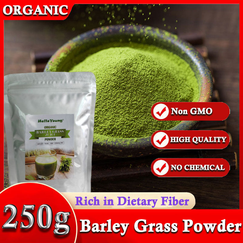 Organic 100% Pure BARLEY GRASS Powder Superfood Greens 250g Main image