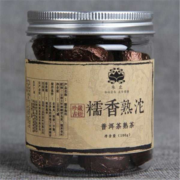 CIFbuy Glutinous Rice Pu-erh Tea Yunnan Small Canned Puer Tuo Cha Cooked