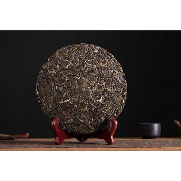 CIFbuy 357g Yunnan Pu'er Tea Bulang Mountain Raw Cake Big Old Tree Seven Seeds Cake