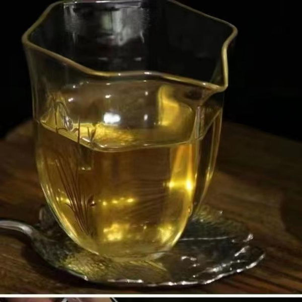CIFbuy 4Pcs 250g Pu'er Raw Tea Brick Xigui Golden Leaves Puerh Organic Pu-erh Green Tea