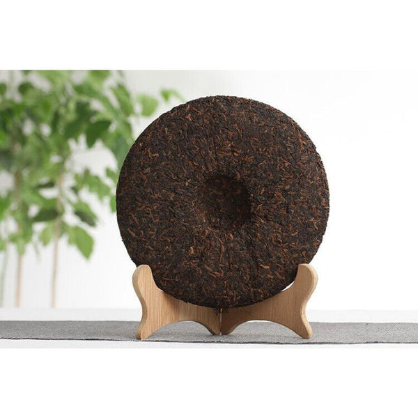 CIFbuy 357g Yunnan Pu'er Tea Banzhang Ancient Rhyme Aged Ripe Cake Seven Seed Cake Tea
