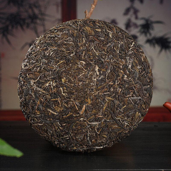 CIFbuy Yunnan Pu'er Tea Yiwu Ancient Tree 357g Pu'er Raw Tea Cake with Orchid Aroma