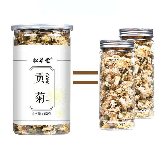 CIFbuy 60g Original Flower Herbal Tea White Chrysanthemum Tea Chinese Gongju Flower Tea