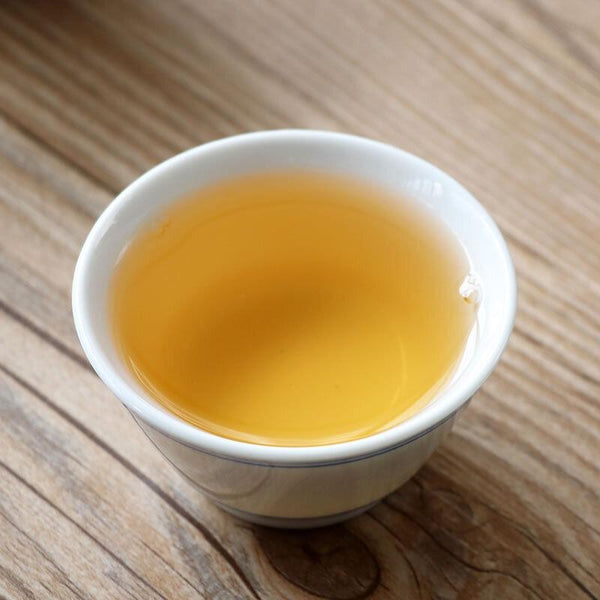 CIFbuy Milestone Green Cake * 2017/BA JIAO TING Liming Pu'er Tea Raw Puer Tea 357g