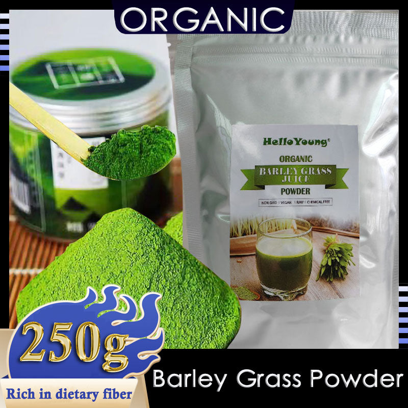 Imported Unsweetened Premium Organic Barley Grass Powder 250g Protein. Great for Juices, Smoothies, Shakes, Yogurts Main image
