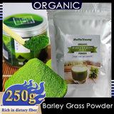 Imported Unsweetened Premium Organic Barley Grass Powder 250g Protein. Great for Juices, Smoothies, Shakes, Yogurts