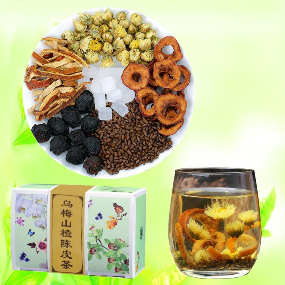 CIFbuy 120g Organic China Flower Tea Hawthorn Tangerine Peel Herbal Drink