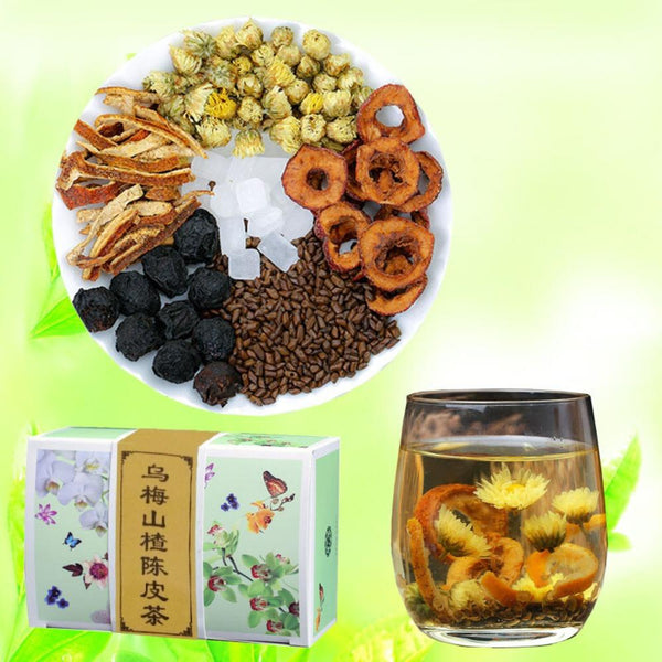 CIFbuy 120g Organic China Flower Tea Hawthorn Tangerine Peel Herbal Drink