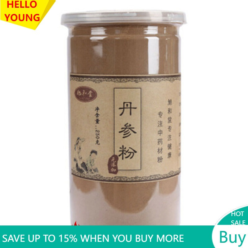250g Organic Wild Danshen Dan Shen Root Powder Salvia Miltiorrhiza Red Sage