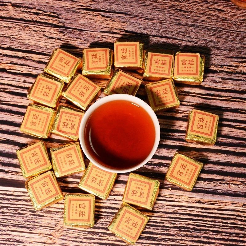 CIFbuy Yunnan Jindian Small Square Brick Black Tea Leaves Glutinous Fragrance Brick Tea