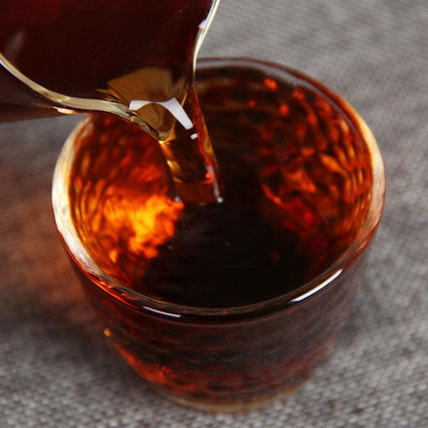 CIFbuy 357g Premium Ripe Puerh Tea Lao Ban Zhang Ecological Ancient Tree Tea Golden Bud