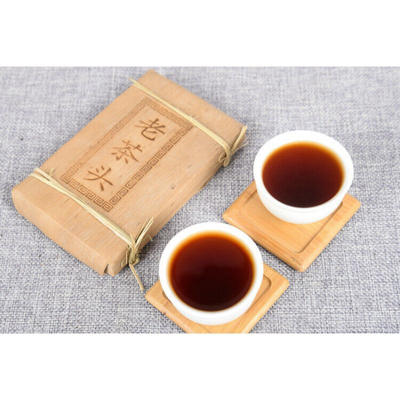 CIFbuy Pu'er Tea Golden Bud Brick 250g Ripe Tea Brick Healthy Drink
