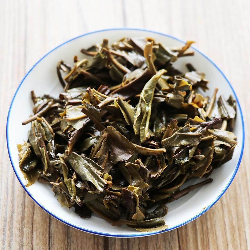 CIFbuy Milestone Green Cake * 2017/BA JIAO TING Liming Pu'er Tea Raw Puer Tea 357g
