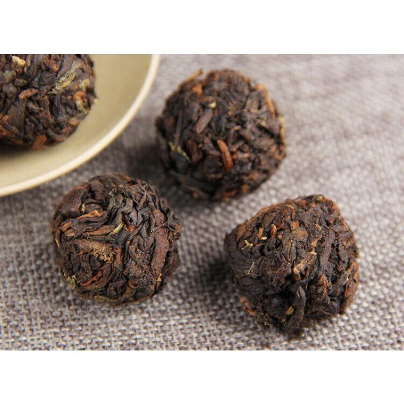 CIFbuy Glutinous Rice Fragrance Puerh Ripe Tea Dragon Pearl 500g Puerh Tea Tuocha