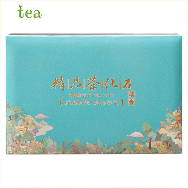 CIFbuy 500g Fossil Puer Tea with Sticky Aroma, Glutinous Rice Aroma, Crushed Silver, Yunnan Mature Tea with Sticky Aroma, Gift Box