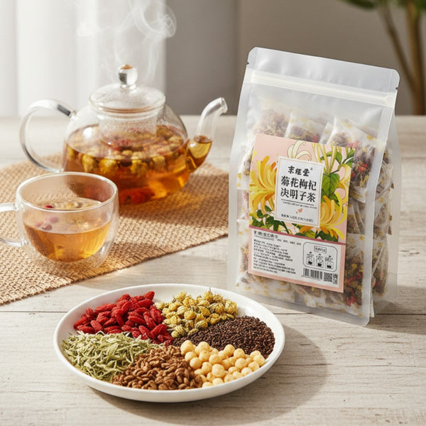 CIFbuy Chrysanthemum Cassia Herbal Tea 60g Caffeine-Free Natural Loose Leaf Gift菊花决明子草本茶 60克 无咖啡因 天然散装茶 礼品装