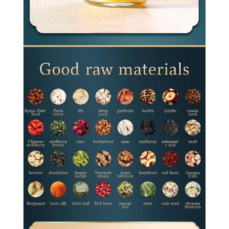 CIFbuy 32 Flavor Han Fang Shu Sleep Tea Healthy Herb Tea Bag 150g/30 Bags