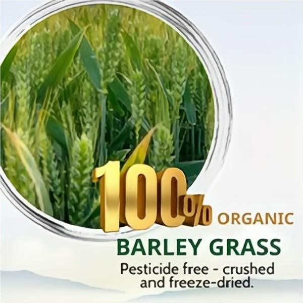 Organic Barley Grass Powder original 250g moistening intestines, Green Grass Juice Powder with Rich Dietary Fiber, No Addtives