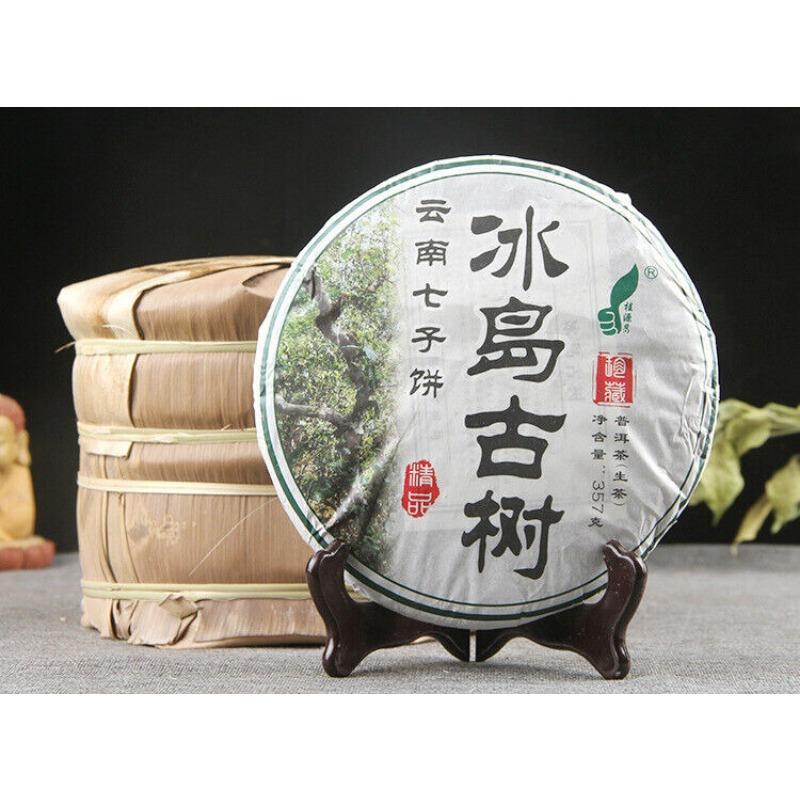 CIFbuy Pu'er Raw Tea Iceland Ancient Tree 357g Yunnan Tea Cake