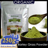 Imported Unsweetened Premium Organic Barley Grass Powder 250g Gluten-Free Soy-Free Vegan & Paleo – Daily Greens Booster