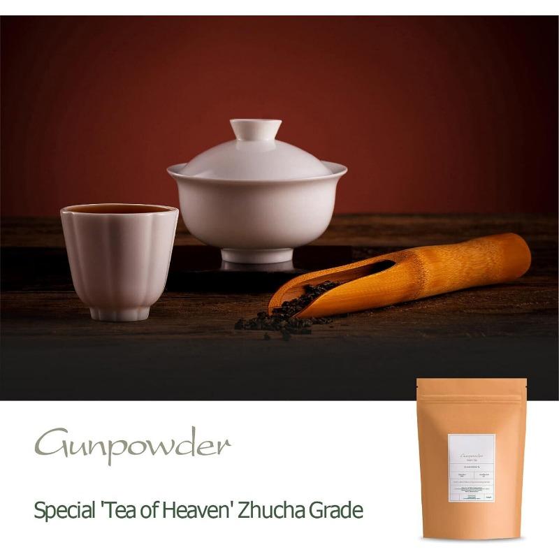 CIFbuy Gunpowder Green Tea from China - Heaven Tea - Pellet Tea - Zhu Cha Zhucha 100g